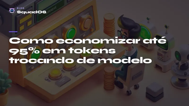 Como economizar até 95% em tokens trocando de modelo na hora certa